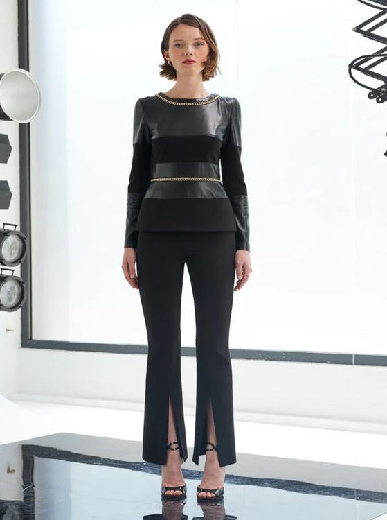 Carla Ruiz Black Trousers-38/8-Fi&Co Boutique