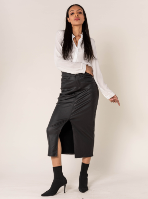 Xs on sale leather skirt