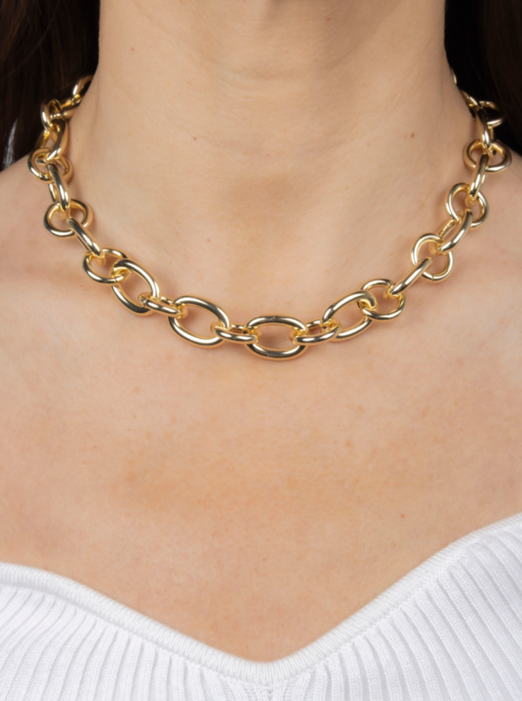 Olia Pixie Chunky Short Necklace-Fi&Co Boutique