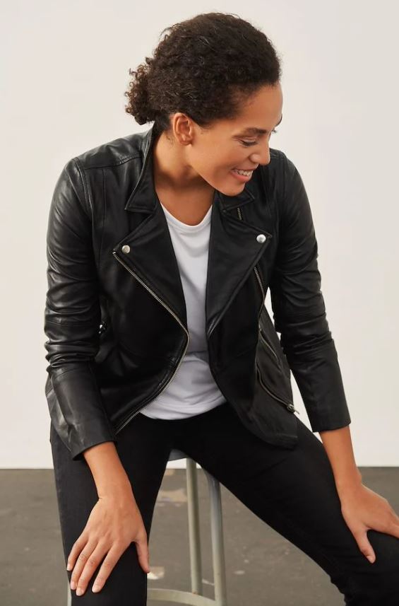 Part Two Frances Leather Jacket-34/8-Fi&Co Boutique