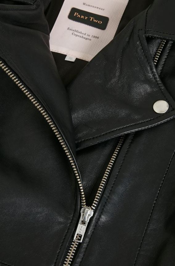 Part Two Frances Leather Jacket-34/8-Fi&Co Boutique