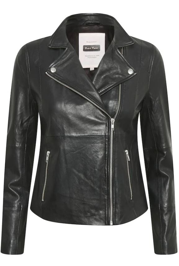 Part Two Frances Leather Jacket-34/8-Fi&Co Boutique
