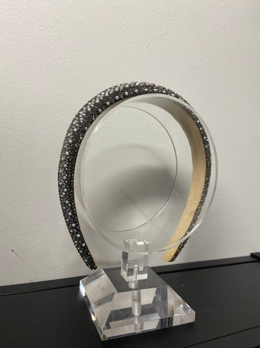 Black Pearl and Gem Hairband-Fi&Co Boutique
