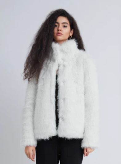 Bruuns Bazaar Erigeron Furry Jacket-6/34-Fi&Co Boutique