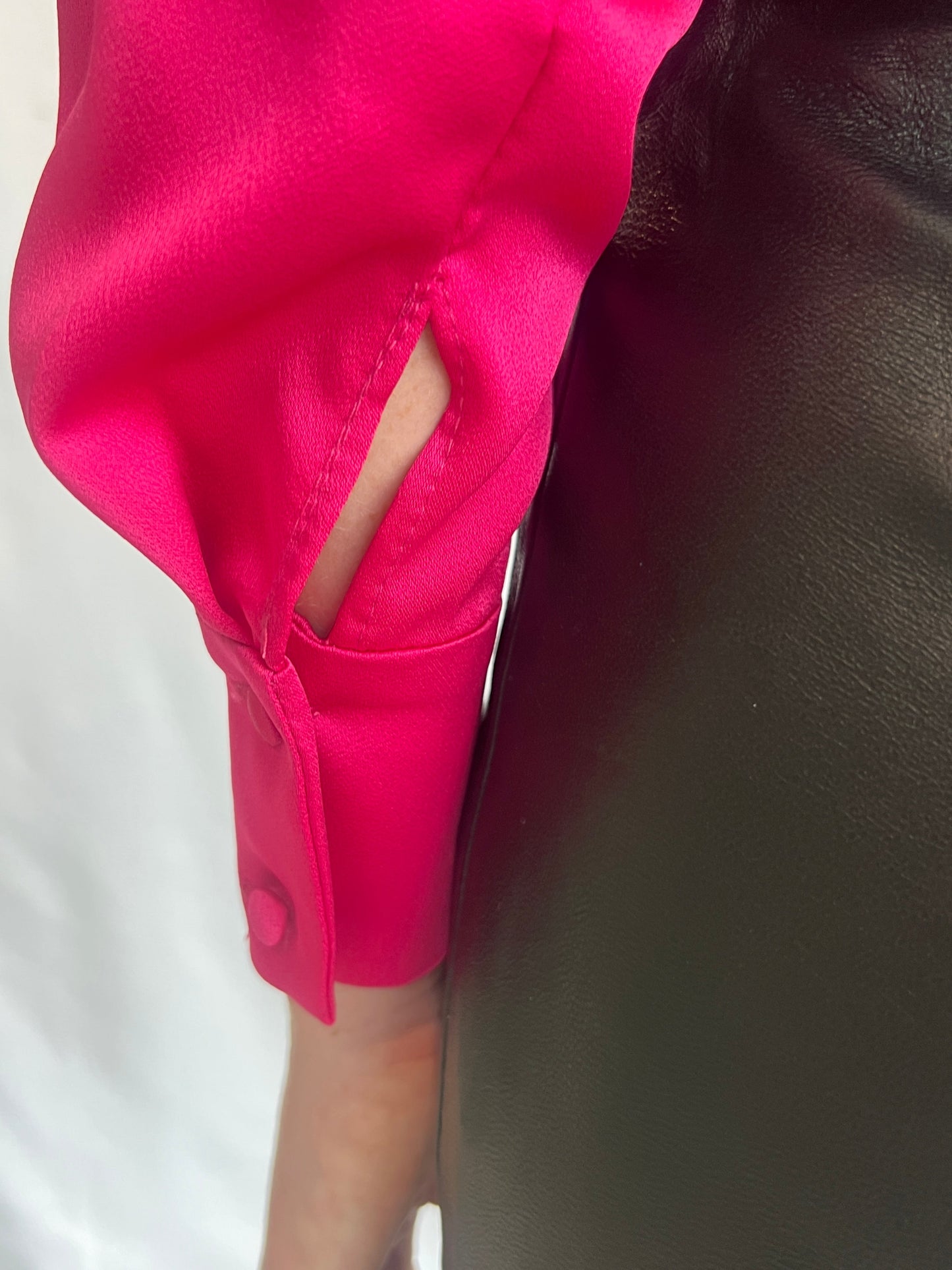 Carla Ruiz Pleated Sleeve Blouse-38/8-Fi&Co Boutique