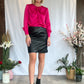 Carla Ruiz Pleated Sleeve Blouse-38/8-Fi&Co Boutique