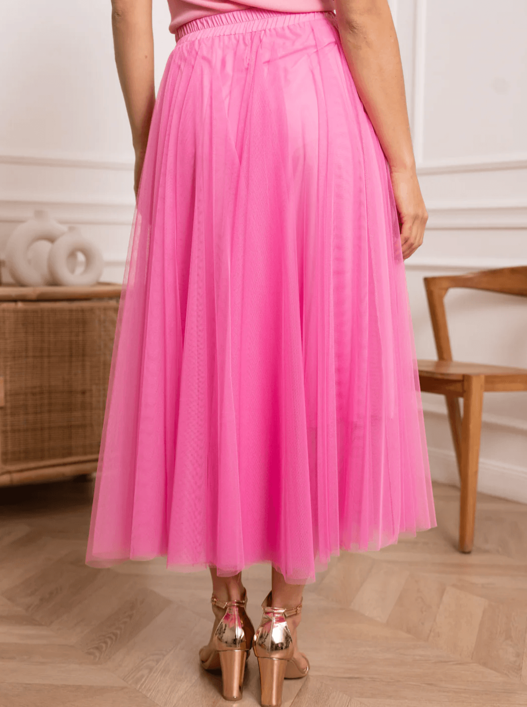 Carrie Tulle Skirt Baby Pink-S/M-Fi&Co Boutique