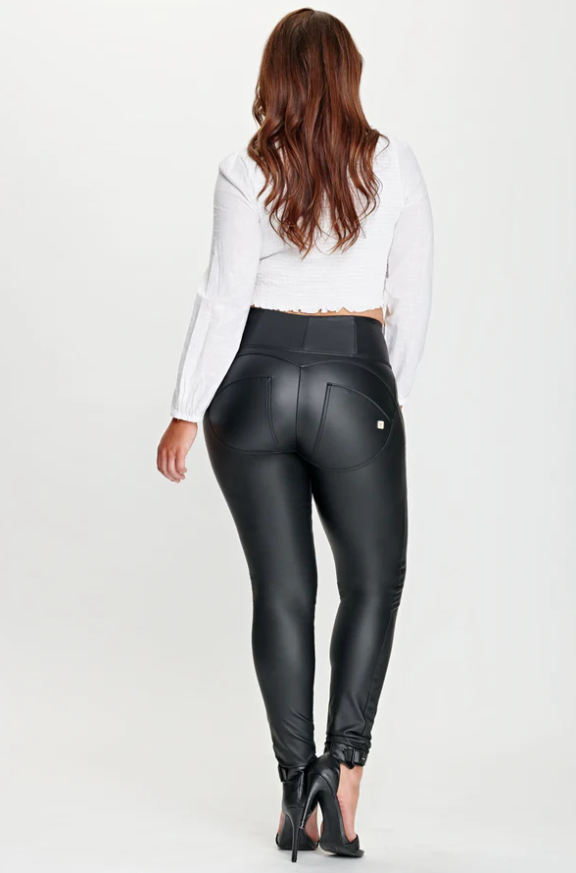Freddy High Rise Faux Leather Pants-6/XS-Fi&Co Boutique