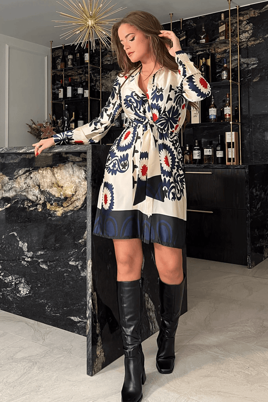 Girl In Mind Verity Shirt Dress-8/36-Fi&Co Boutique