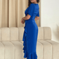 Girl In Mind Yara Frill Midi Dress-8/36-Fi&Co Boutique