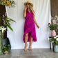 Hawaii Sleeveless Faux Wrap Dress-Fi&Co Boutique