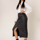Kimberly Vegan Leather Skirt-XS/34/6-Fi&Co Boutique