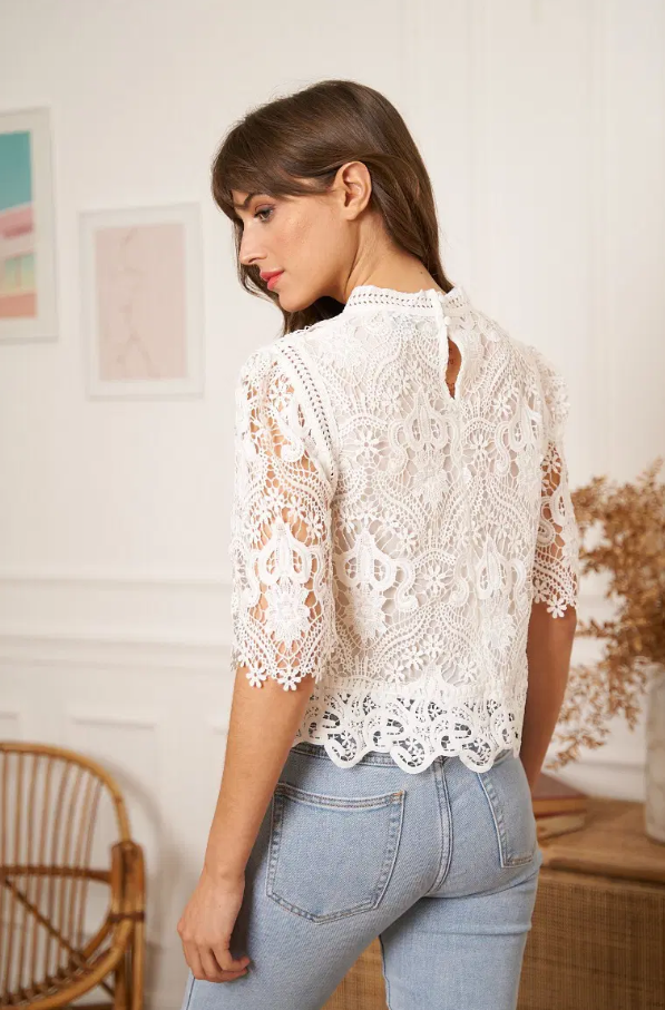Lucy Lace Top-S-Fi&Co Boutique