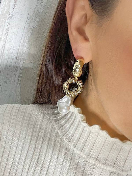 Olia Daisy Earrings-Fi&Co Boutique
