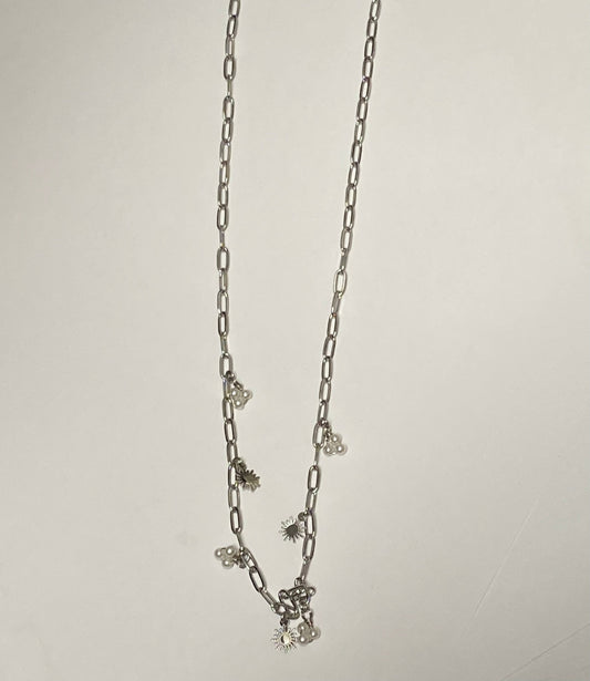 Silver Chain Necklace-Fi&Co Boutique