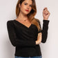 Veronika Sparkle V-Neck Long Sleeve Top-One Size-Fi&Co Boutique