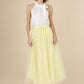 Carrie Tulle Skirt White-Fi&Co Boutique