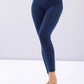 Freddy High Waist Ankle Leg 7/8 Dark Denim Blue Stitch Self Tone Zip-Fi&Co Boutique