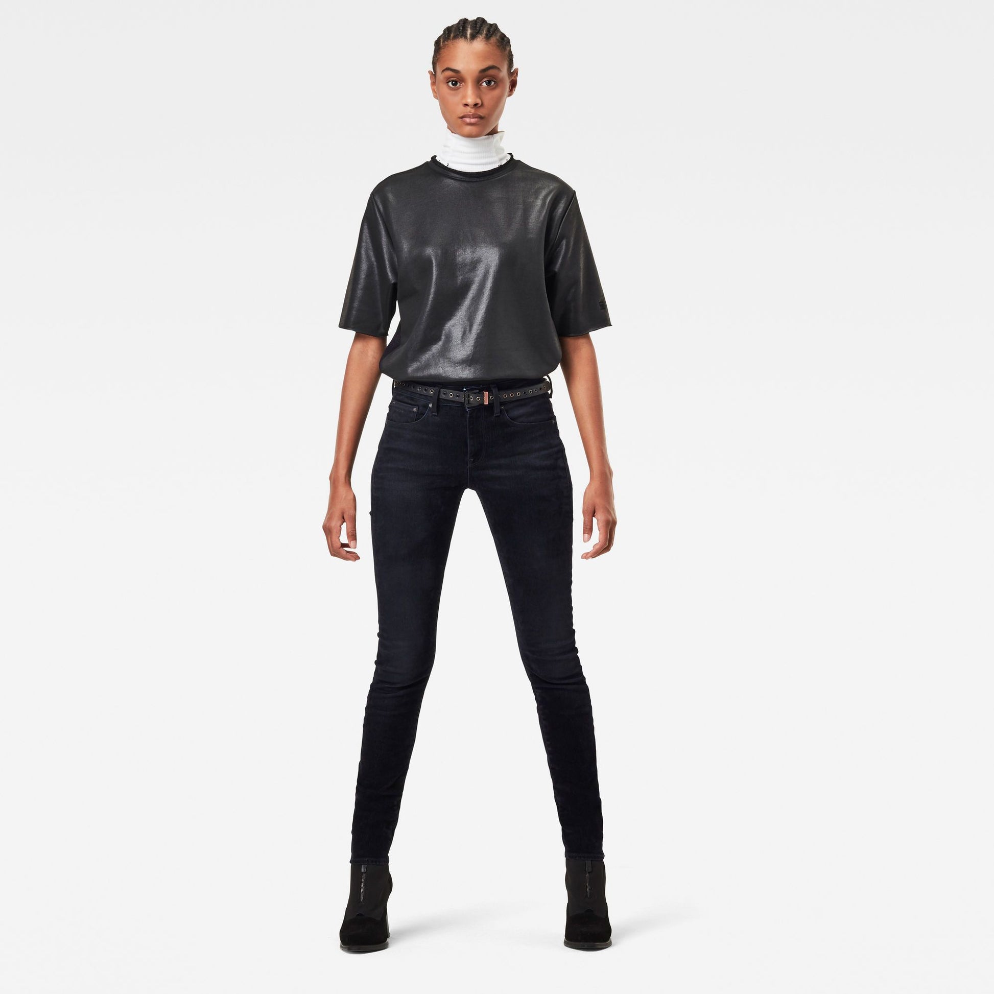 G-Star Raw Glossy jasmar sweater-Dark Black-Fi&Co Boutique