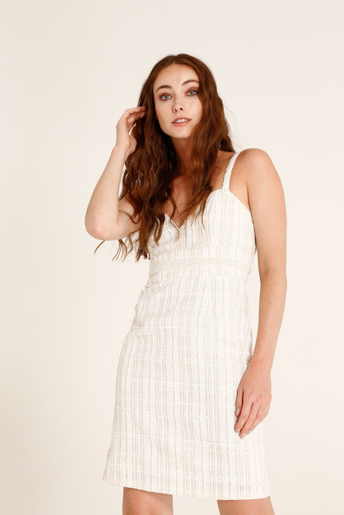 Goa Goa Short Pearl Detailed Dress-Small-Fi&Co Boutique