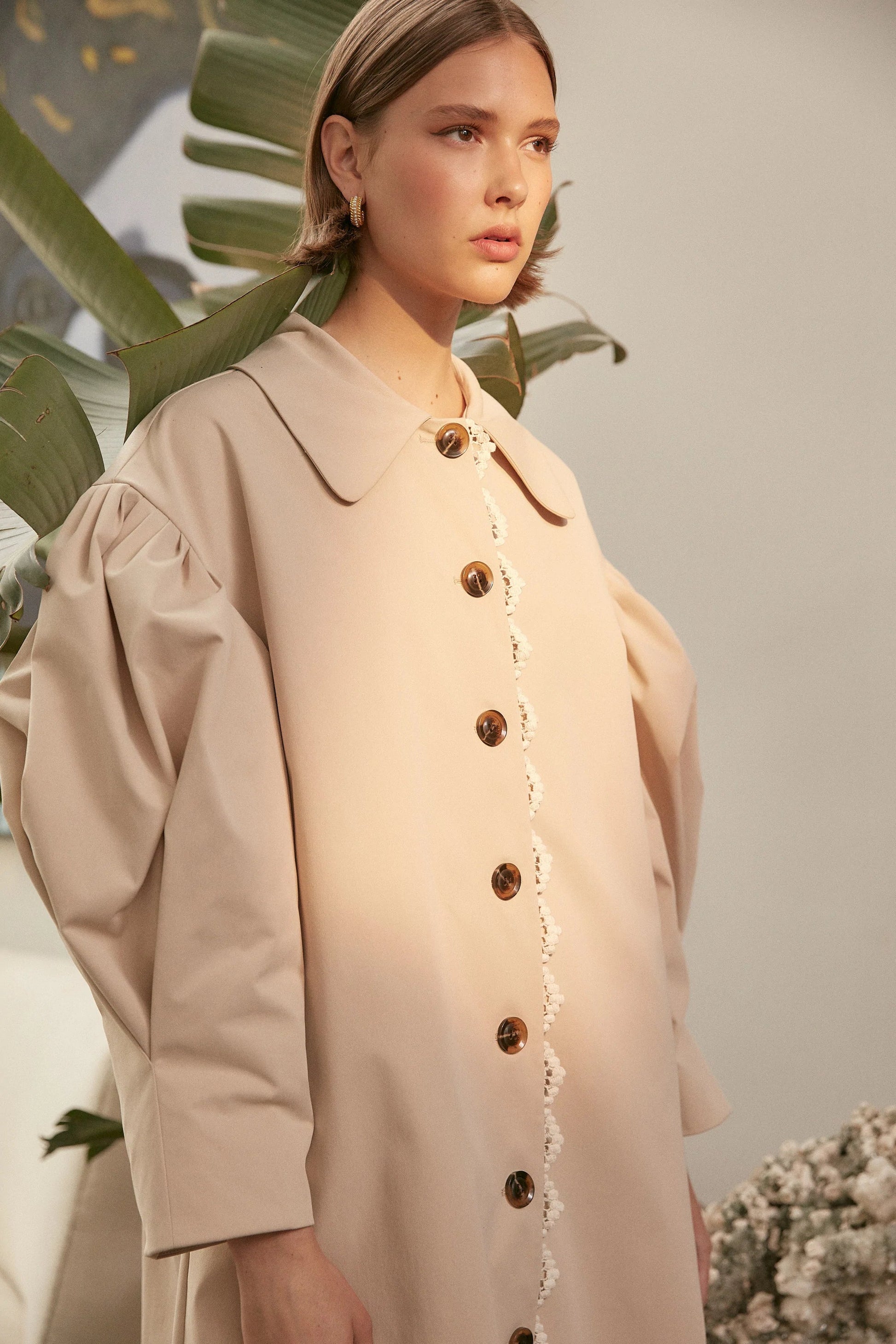 Jovonna Bloom Trench Coat-Fi&Co Boutique