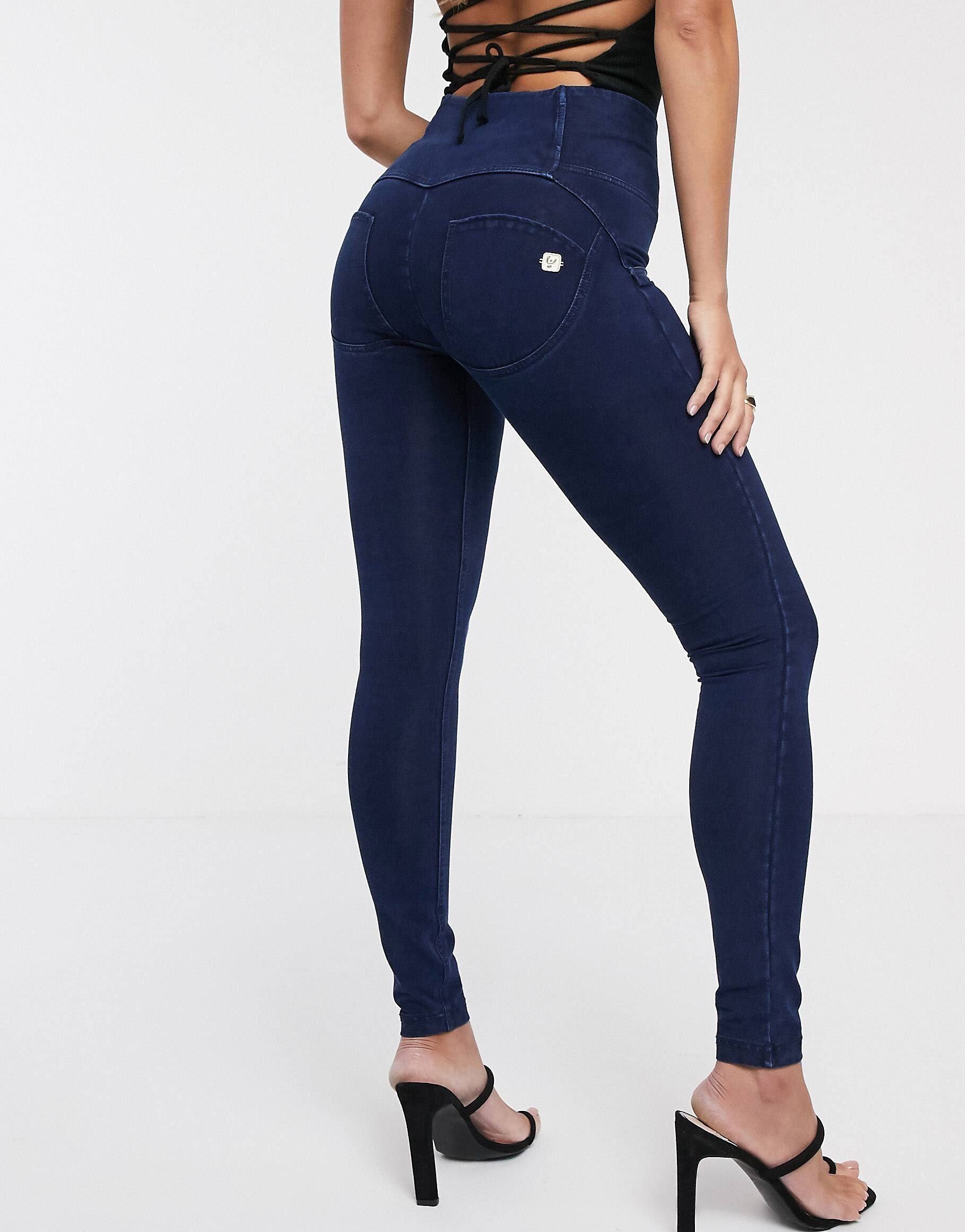 Freddy DARK DENIM BLUE STITCH 4 BUTTON HIGH RISE-Fi&Co Boutique