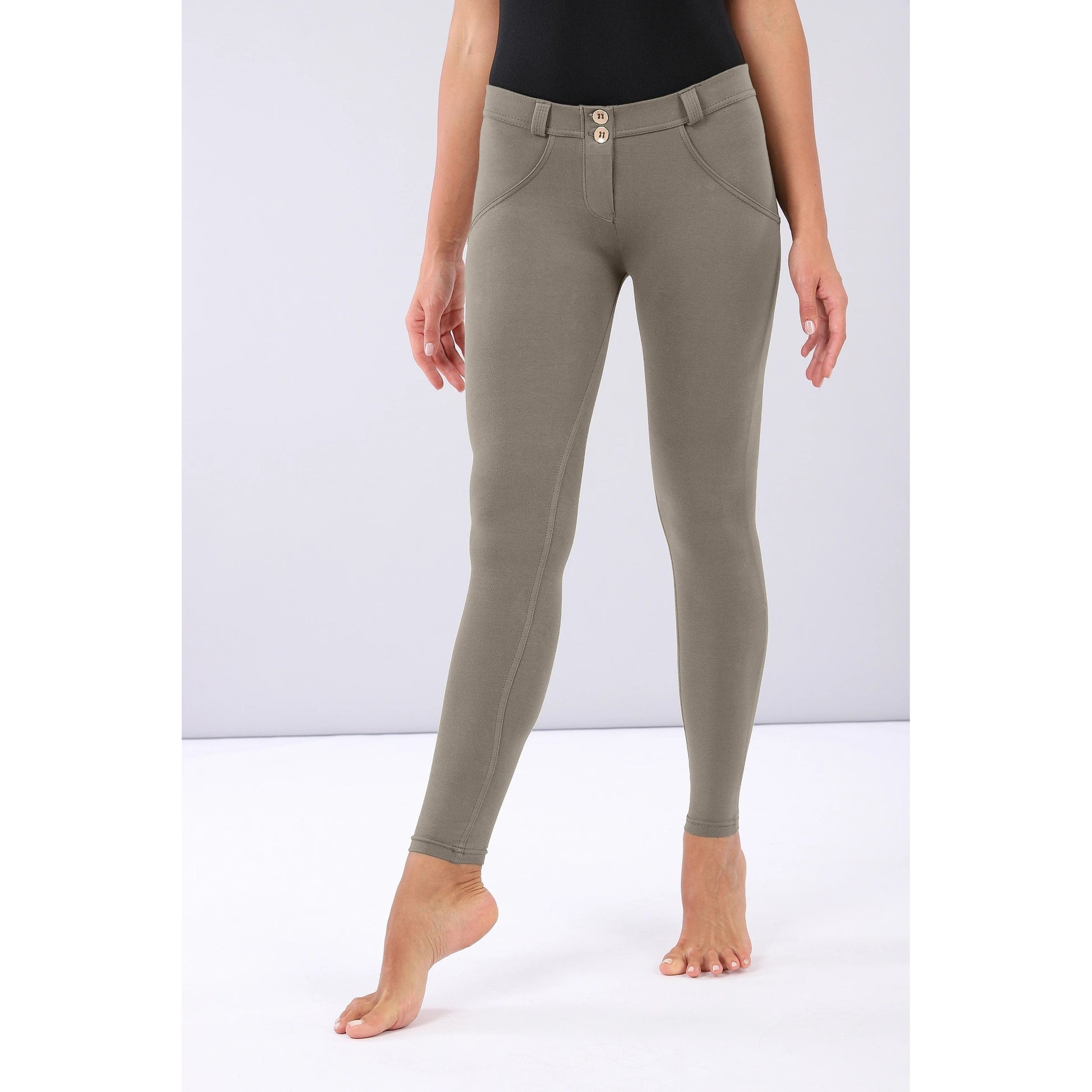 Freddy WR.UP KHAKI GREEN SKINNY MID-RISE-Khaki Green-Fi&Co Boutique