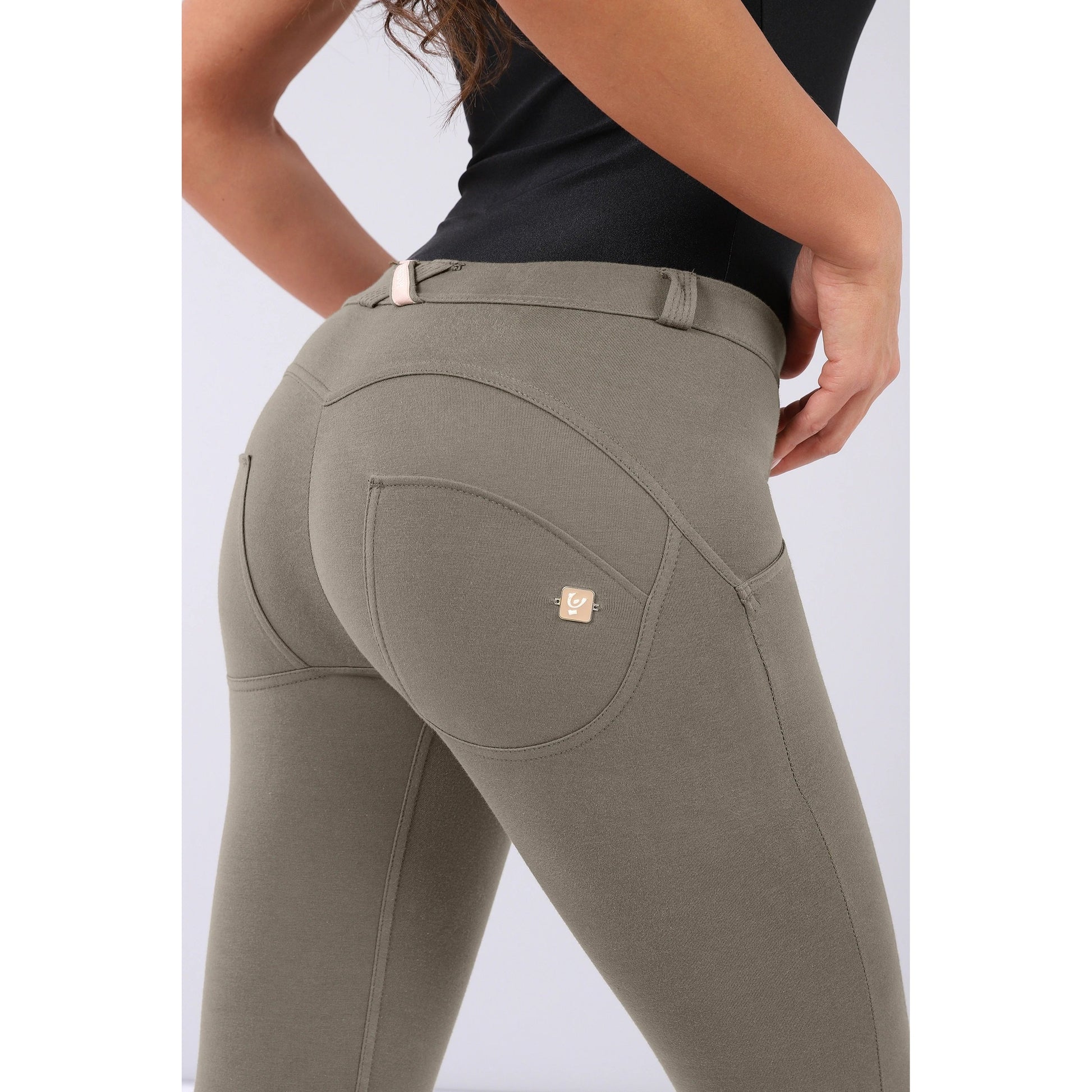Freddy WR.UP KHAKI GREEN SKINNY MID-RISE-Khaki Green-Fi&Co Boutique