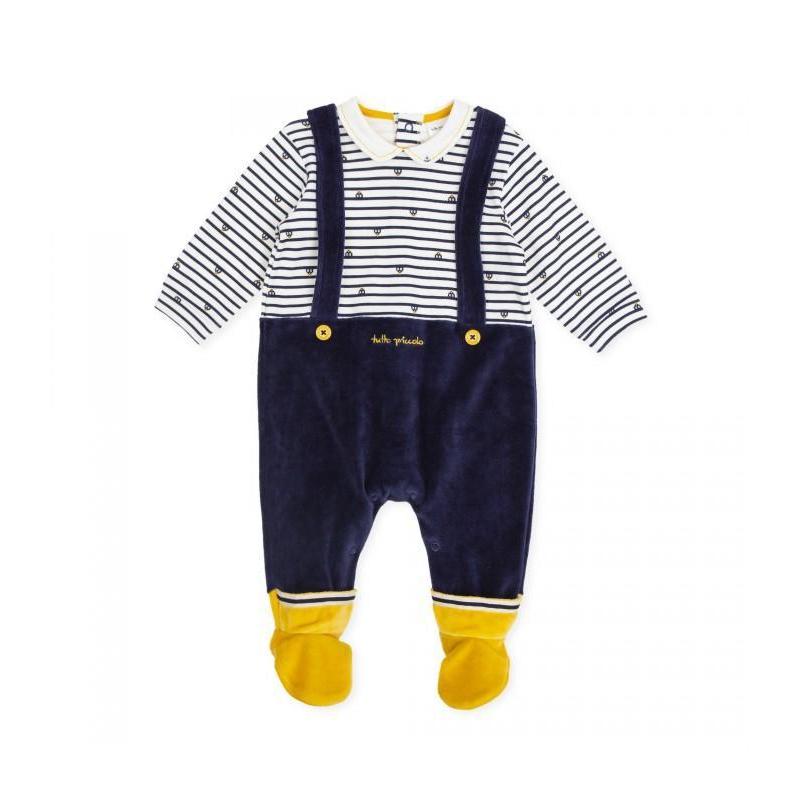 tutto piccolo Babygrow-Navy Blue-Fi&Co Boutique